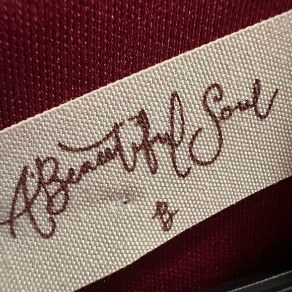 Altar’d State A Beautiful Soul Mauve Scalloped Neck Dress Size 2X - Picture 7 of 7